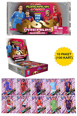 Fıfa 365 2024 Premium Adrenalyn XL (10 PAKET) Futbolcu Kartları