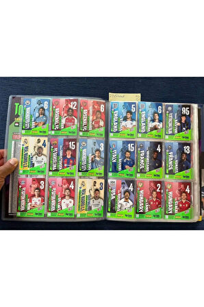 Panini Futbolcu Kartları Koleksiyon Oyun Kartı Albümü 270 Kartlık