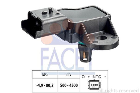 Psa Hava Basınc Sensor Mini N12 R55 R56 R57 P308-P3008-P5008-P207-Partner Tepe-C4-C4 Picasso-Ds3-C3 Pica - Facet 10.3270
