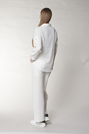 Beyaz Keten Takım | 36