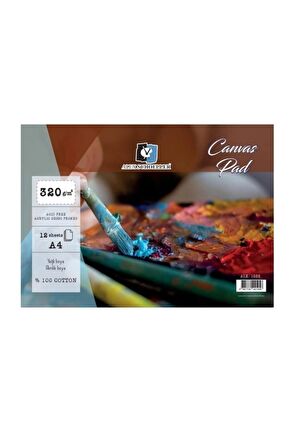 Canvas Pad A4 12 Yaprak