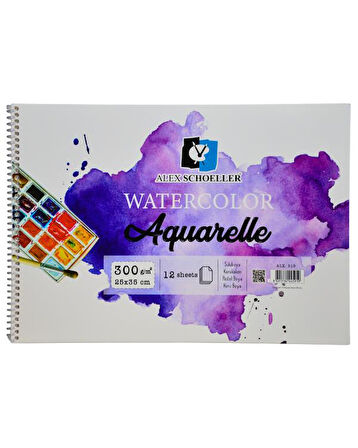 Alex Schoeller Watercolor Aquarelle 25x35 cm 919