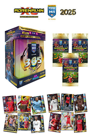 Fıfa 365 2025 Tcg Metal Kutu Futbolcu Kartları Set