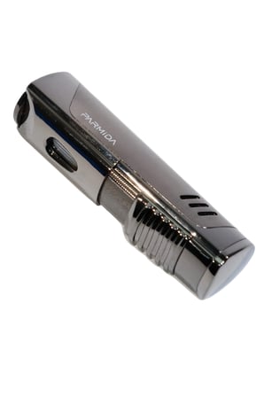 Parmida Üç Torch Pürmüz Gunmetal Delicili Metal Puro Çakmağı TR10036