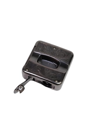 Parmida Gümüş İşlemeli V-Cut Puro Makası Kesici - TR9079