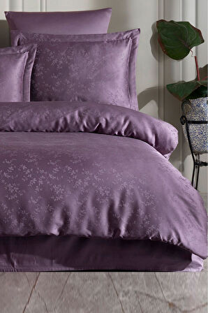 Varol Liyosel Jakar Nevresim Takımı Tek Kişilik - Eva Mürdüm