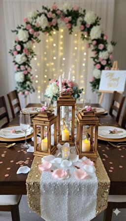 Ahşap Dekoratif Mumluk