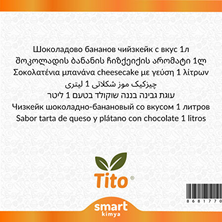 Çikolata Muz Cheesecake Aroması 1 litre