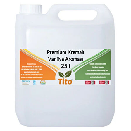 Premium Kremalı Vanilya Aroması 25 litre