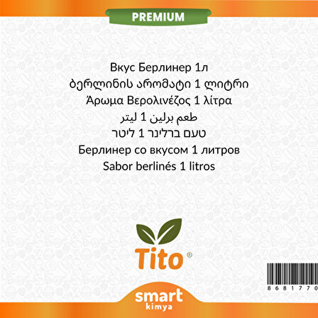 Premium Berliner Aroması 1 litre
