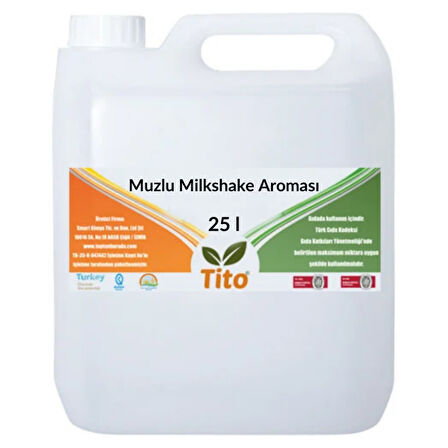 Muzlu Milkshake Aroması 25 litre