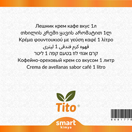 Fındıklı Kremalı Kahve Aroması 1 litre