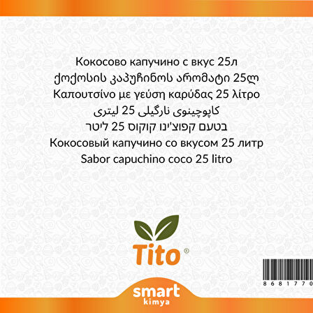 Hindistan Cevizli Kapuçino Aroması 25 litre