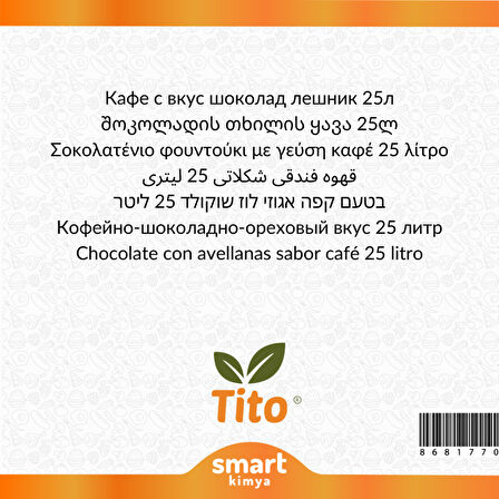 Çikolatalı Fındıklı Kahve Aroması 25 litre