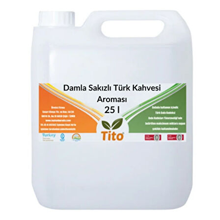 Damla Sakızlı Türk Kahvesi Aroması 25 litre