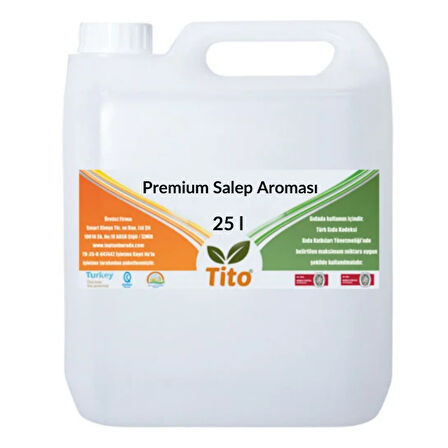 Premium Salep Aroması 25 litre