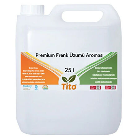 Premium Frenk Üzümü Aroması 25 litre