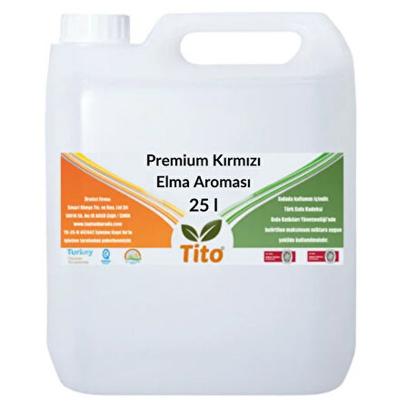 Premium Kırmızı Elma Aroması 25 litre