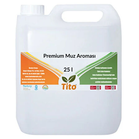 Premium Muz Aroması 25 litre