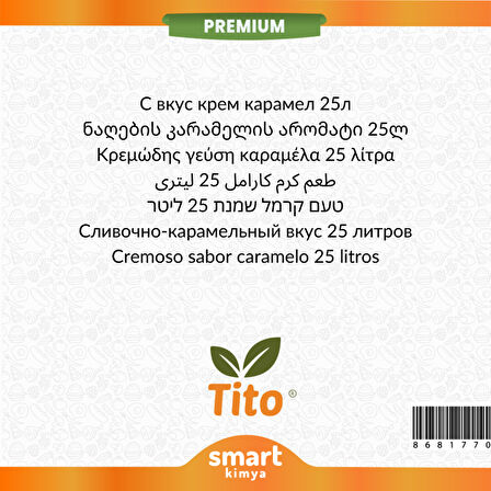 Premium Kremalı Karamel Aroması 25 litre