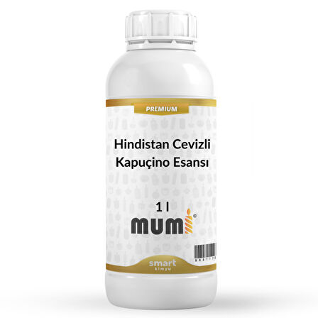 Premium Hindistan Cevizli Kapuçino Mum Esansı 1 litre