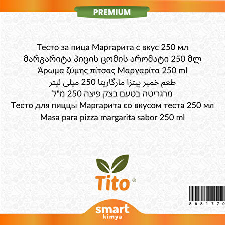 Premium Margarita Pizza Hamuru Aroması 250 ml