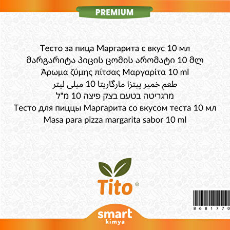 Premium Margarita Pizza Hamuru Aroması 10 ml