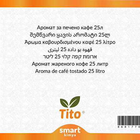 Kavrulmuş Kahve Aroması 25 litre