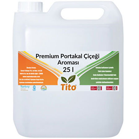 Premium Portakal Çiçeği Aroması 25 litre