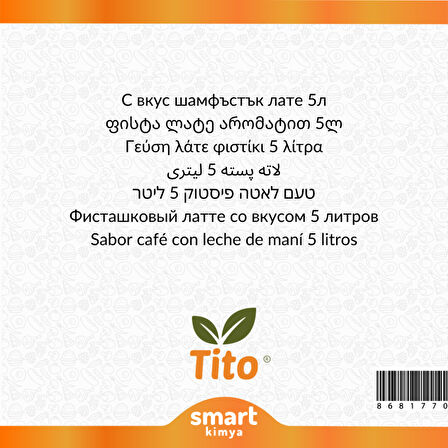 Fıstıklı Latte Aroması 5 litre