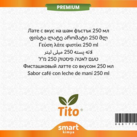 Premium Fıstıklı Latte Aroması 250 ml