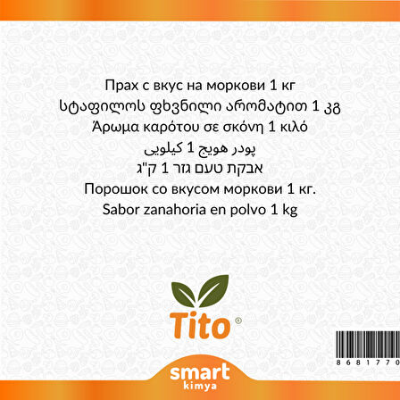 Toz Havuç Aroması 1 kg