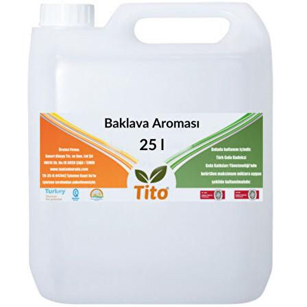 Baklava Aroması 25 litre