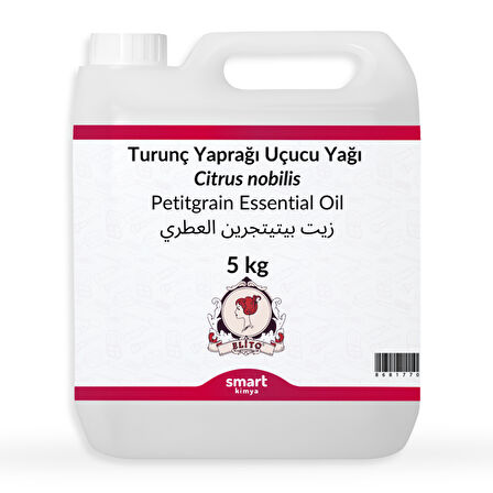 Turunç Yaprağı Petitgrain Uçucu Yağı Citrus nobilis 5 kg