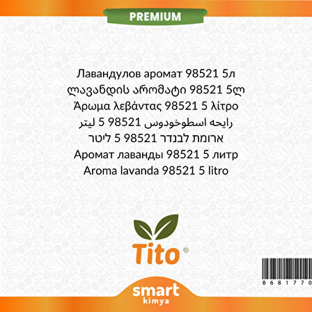 Premium Lavanta Aroması 98521 5 litre