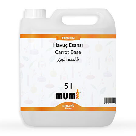 Premium Havuç Mum Esansı 50218 5 litre