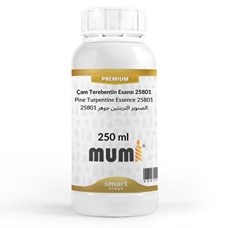 Premium Çam Terebentin Mum Esansı 25801 250 ml
