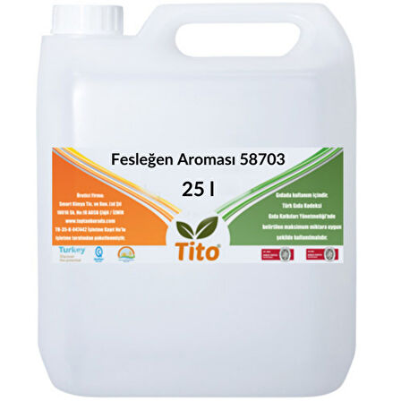 Fesleğen Aroması 58703 25 litre