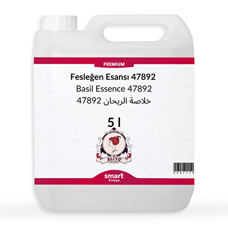 Premium Fesleğen Esansı 47892 5 litre