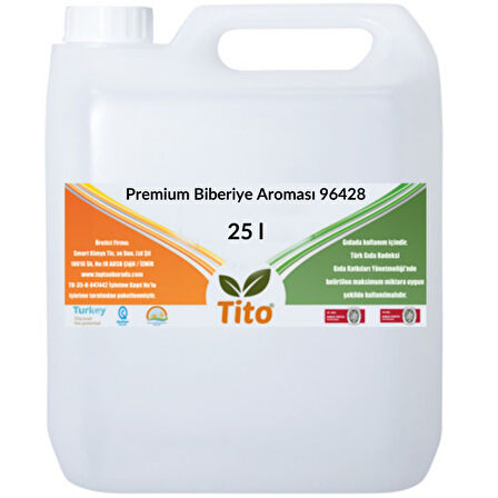 Premium Biberiye Aroması 96428 25 litre