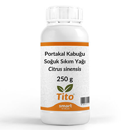 Portakal Kabuğu Soğuk Sıkım Yağı Citrus sinensis 250 g