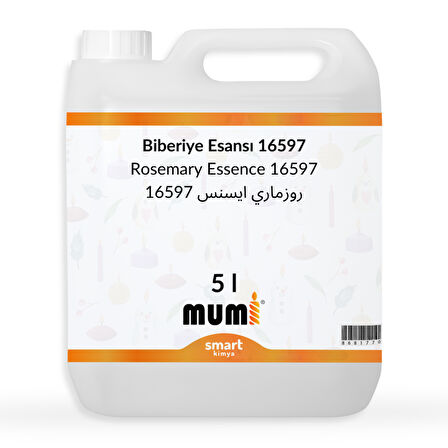 Biberiye Mum Esansı 16597 5 litre