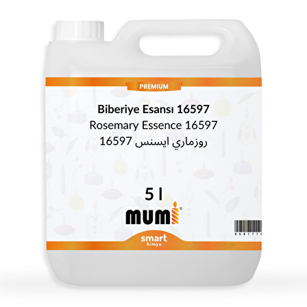 Premium Biberiye Mum Esansı 16597 5 litre