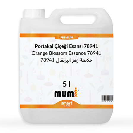 Premium Portakal Çiçeği Mum Esansı 78941 5 litre