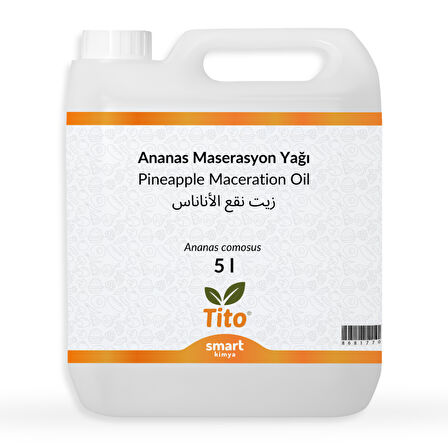 Ananas Maserasyon Yağı Ananas comosus 5 litre
