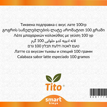 Toz Pumpkin Spice Latte Aroması 100 g