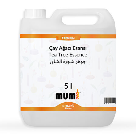 Premium Çay Ağacı Mum Esansı 5 litre