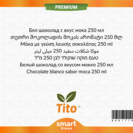 Premium Beyaz Çikolatalı Mocha Aroması 250 ml