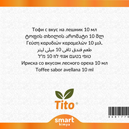 Toffee Fındık Aroması 10 ml