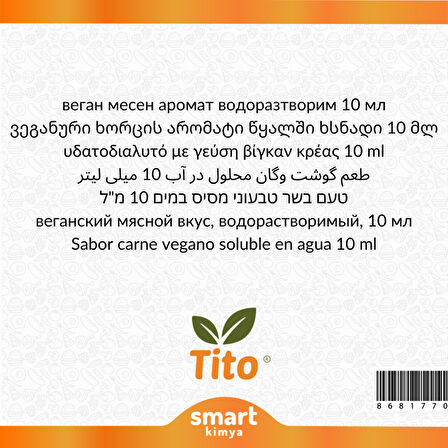 Vegan Et Aroması Suda Çözünür 10 ml